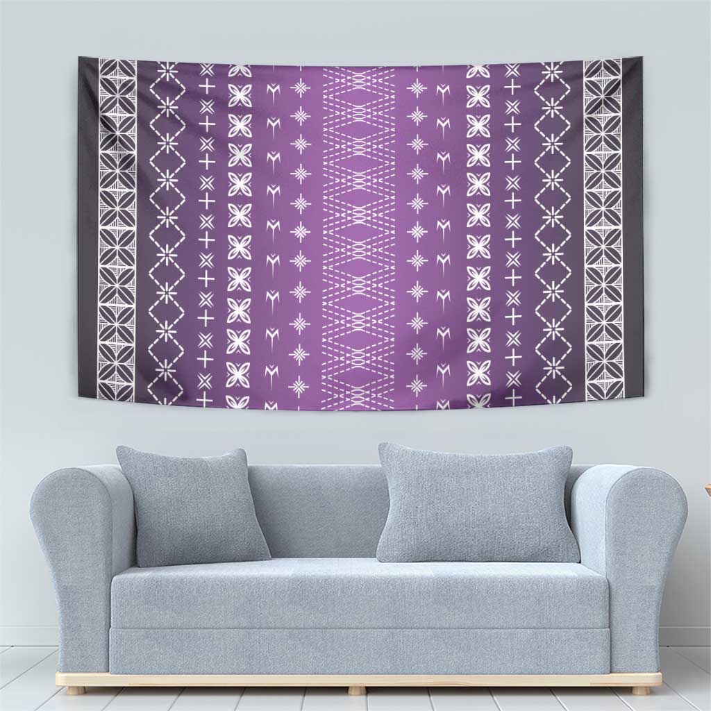 Purple Samoa Malu Tattoo Inspired Tapestry - Polynesian Pride