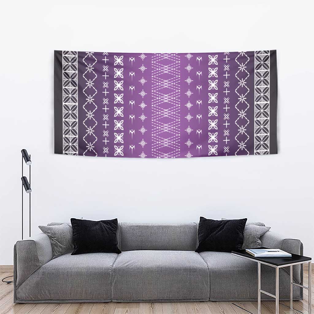 Purple Samoa Malu Tattoo Inspired Tapestry - Polynesian Pride