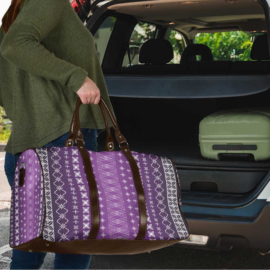 Purple Samoa Malu Tattoo Inspired Travel Bag - Polynesian Pride
