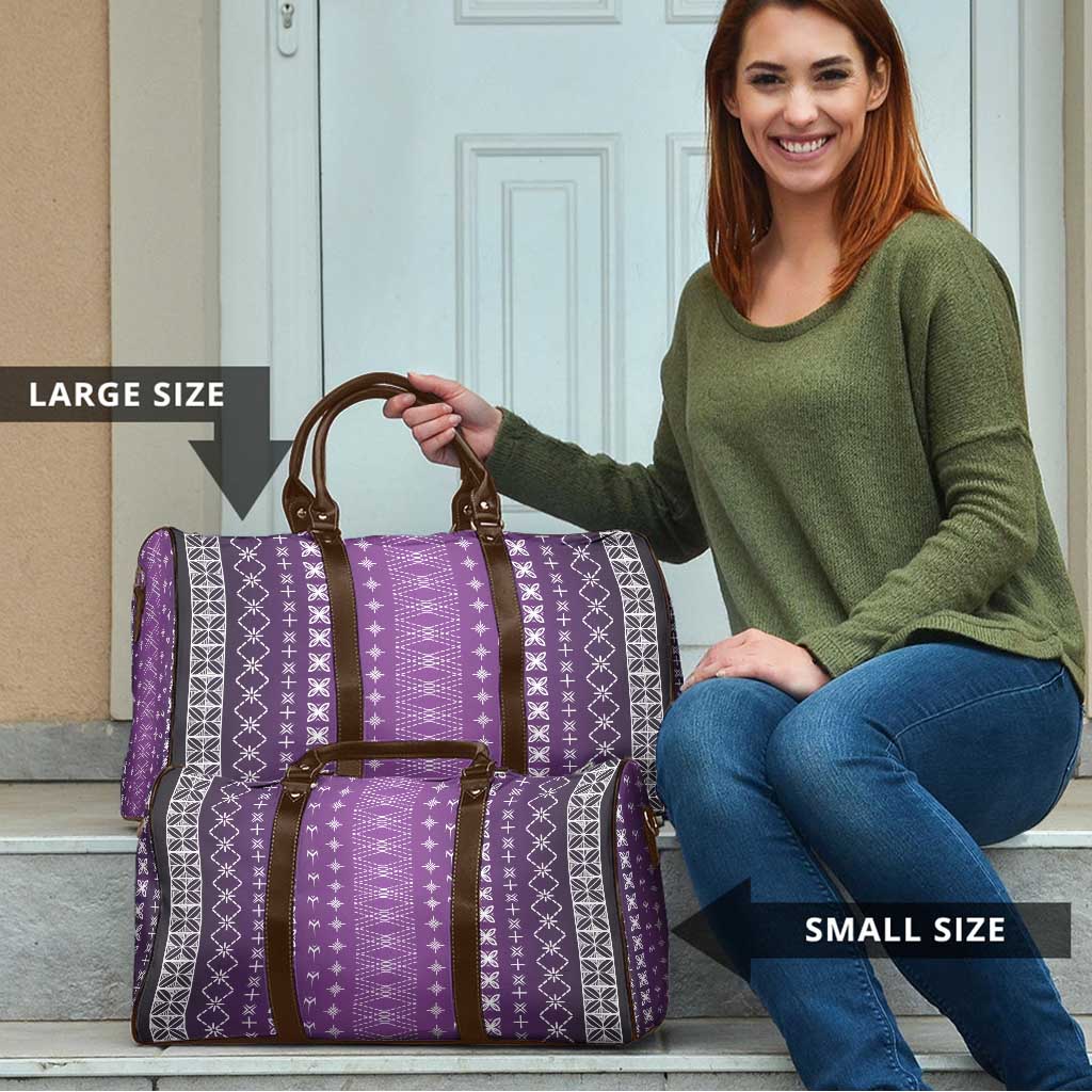 Purple Samoa Malu Tattoo Inspired Travel Bag - Polynesian Pride