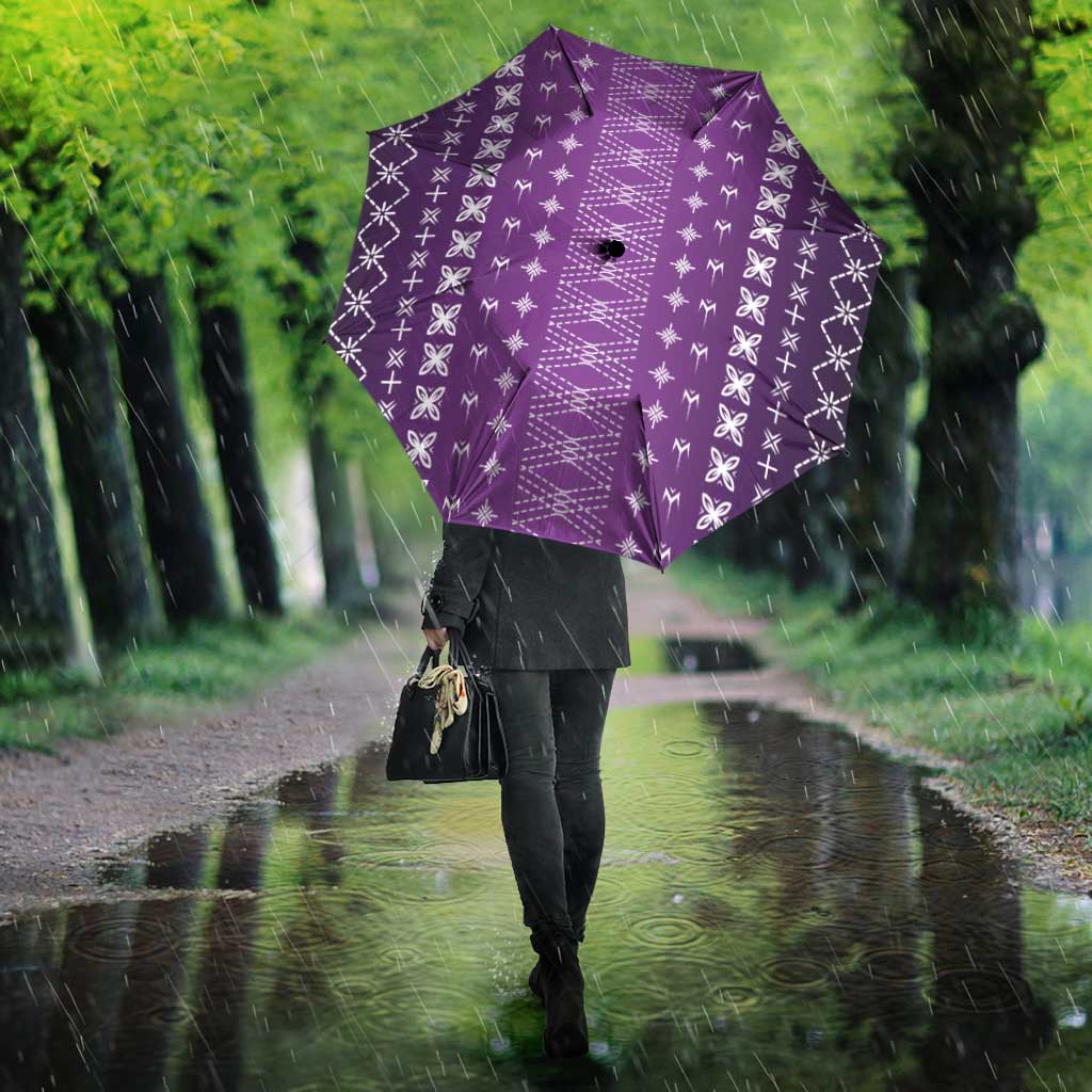 Purple Samoa Malu Tattoo Inspired Umbrella LT05 - Polynesian Pride