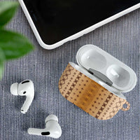 Beige Samoa Malu Tattoo Inspired AirPods Case - Polynesian Pride