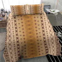 Beige Samoa Malu Tattoo Inspired Bedding Set - Polynesian Pride