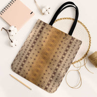 Beige Samoa Malu Tattoo Inspired Tote Bag LT05 Black Strap One Size Beige - Polynesian Pride