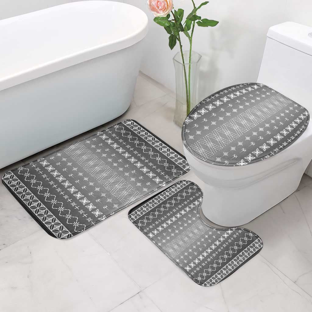 Black Samoa Malu Tattoo Inspired Bathroom Set - Polynesian Pride