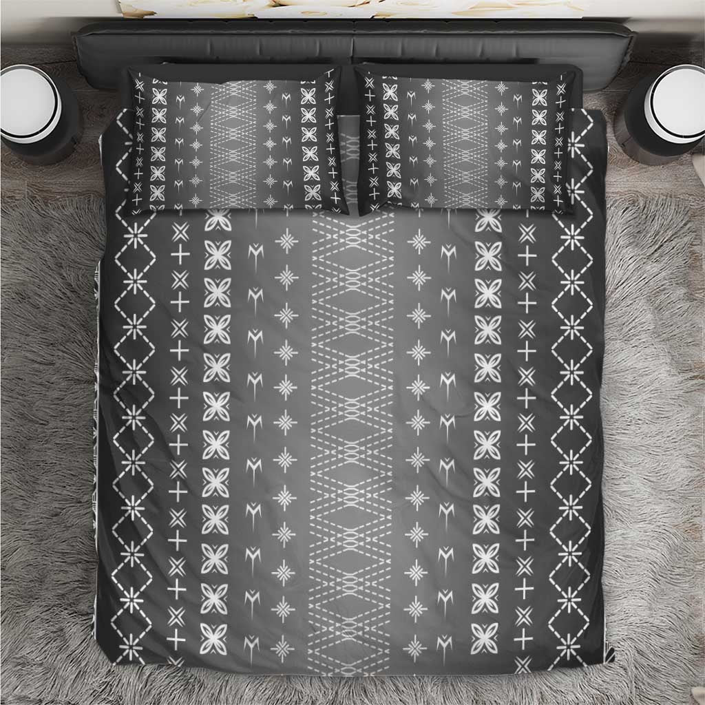 Black Samoa Malu Tattoo Inspired Bedding Set - Polynesian Pride