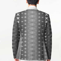 Black Samoa Malu Tattoo Inspired Blazer - Polynesian Pride