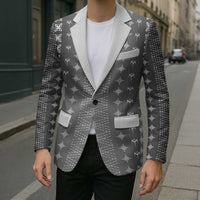 Black Samoa Malu Tattoo Inspired Blazer - Polynesian Pride