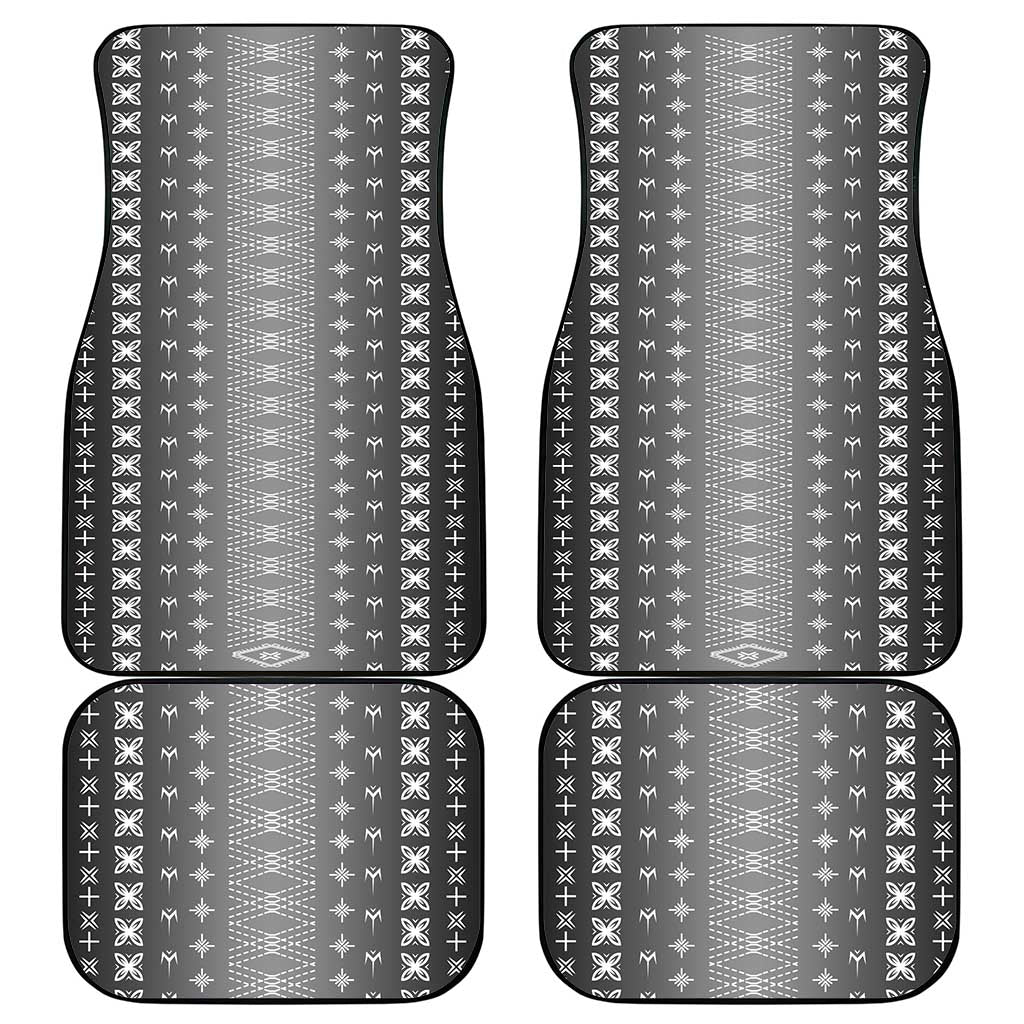 Black Samoa Malu Tattoo Inspired Car Mats - Polynesian Pride