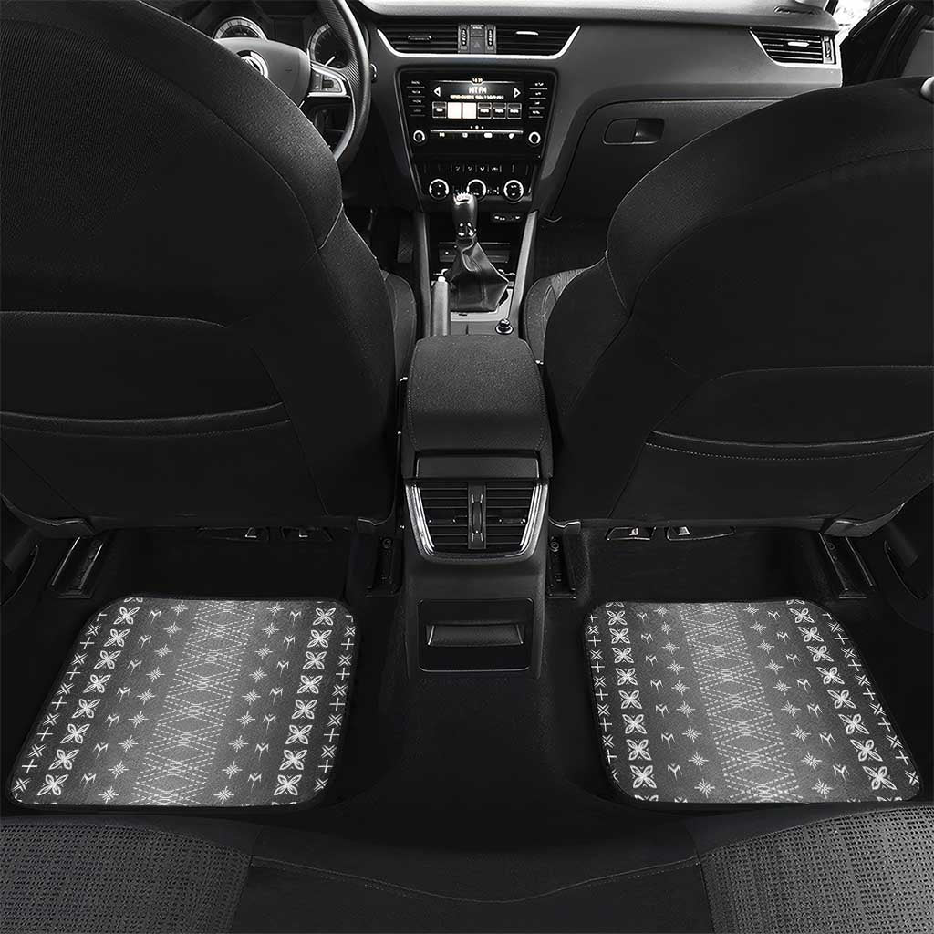 Black Samoa Malu Tattoo Inspired Car Mats - Polynesian Pride