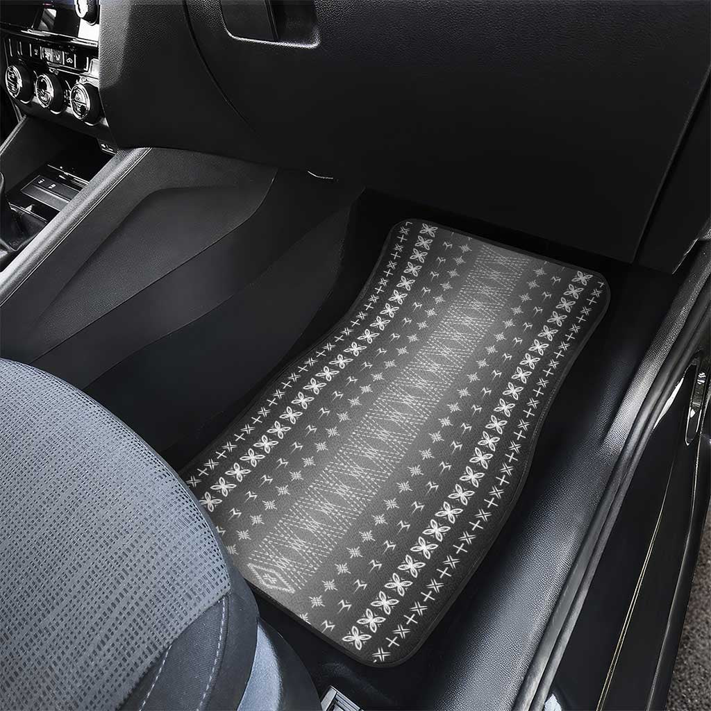 Black Samoa Malu Tattoo Inspired Car Mats - Polynesian Pride