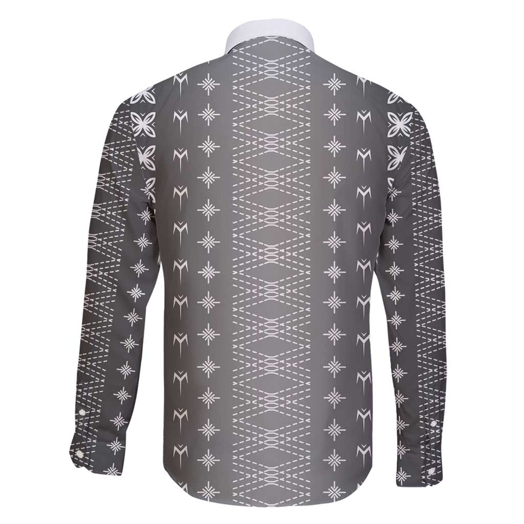 Black Samoa Malu Tattoo Inspired Family Matching Long Sleeve Bodycon Dress and Hawaiian Shirt - Polynesian Pride