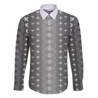 Black Samoa Malu Tattoo Inspired Family Matching Off The Shoulder Long Sleeve Dress and Hawaiian Shirt - Polynesian Pride