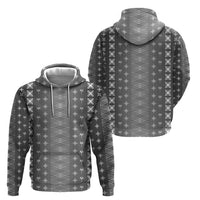 Black Samoa Malu Tattoo Inspired Hoodie LT05 - Polynesian Pride