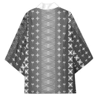 Black Samoa Malu Tattoo Inspired Kimono - Polynesian Pride