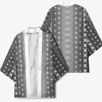 Black Samoa Malu Tattoo Inspired Kimono - Polynesian Pride