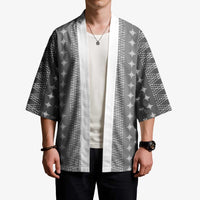 Black Samoa Malu Tattoo Inspired Kimono - Polynesian Pride