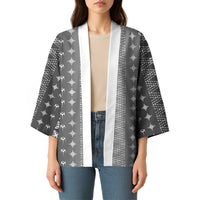 Black Samoa Malu Tattoo Inspired Kimono - Polynesian Pride