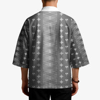 Black Samoa Malu Tattoo Inspired Kimono - Polynesian Pride