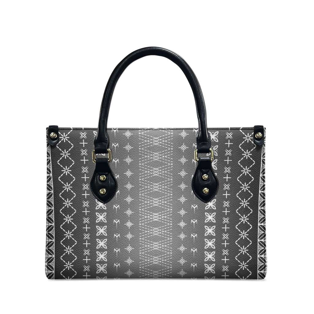 Black Samoa Malu Tattoo Inspired Leather Bag LT05 - Polynesian Pride
