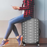 Black Samoa Malu Tattoo Inspired Luggage Cover LT05 - Polynesian Pride