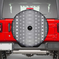 Black Samoa Malu Tattoo Inspired Spare Tire Cover - Polynesian Pride