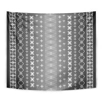Black Samoa Malu Tattoo Inspired Tapestry - Polynesian Pride