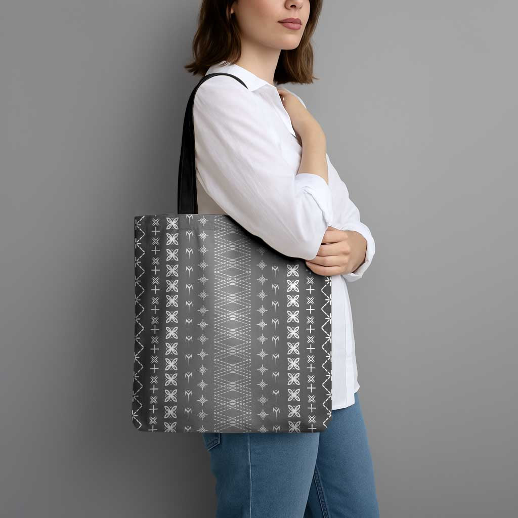 Black Samoa Malu Tattoo Inspired Tote Bag LT05 - Polynesian Pride