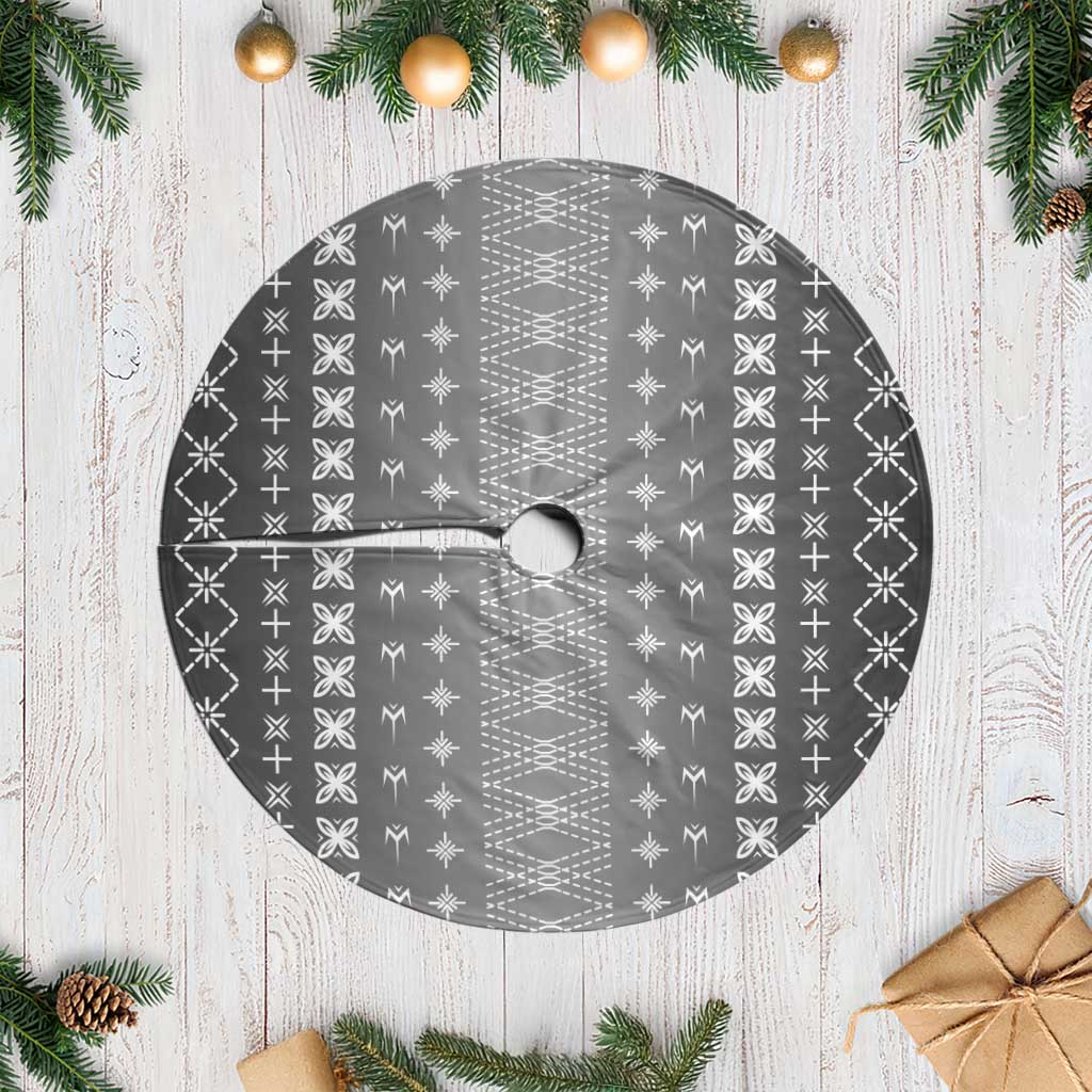 Black Samoa Malu Tattoo Inspired Tree Skirt - Polynesian Pride