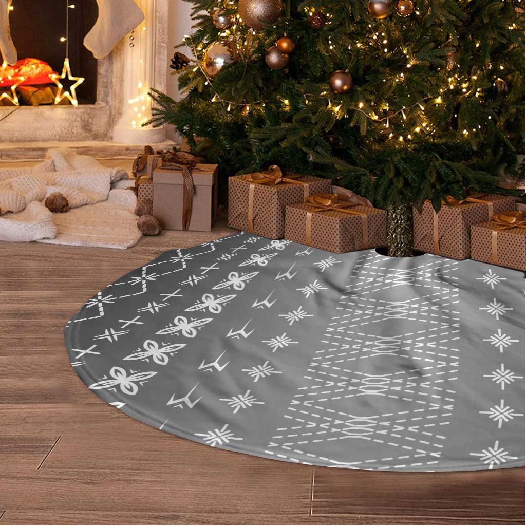 Black Samoa Malu Tattoo Inspired Tree Skirt - Polynesian Pride