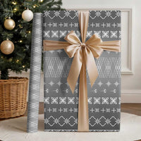 Black Samoa Malu Tattoo Inspired Wrapping Paper