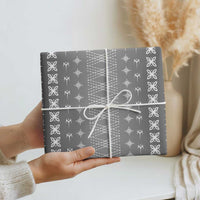 Black Samoa Malu Tattoo Inspired Wrapping Paper