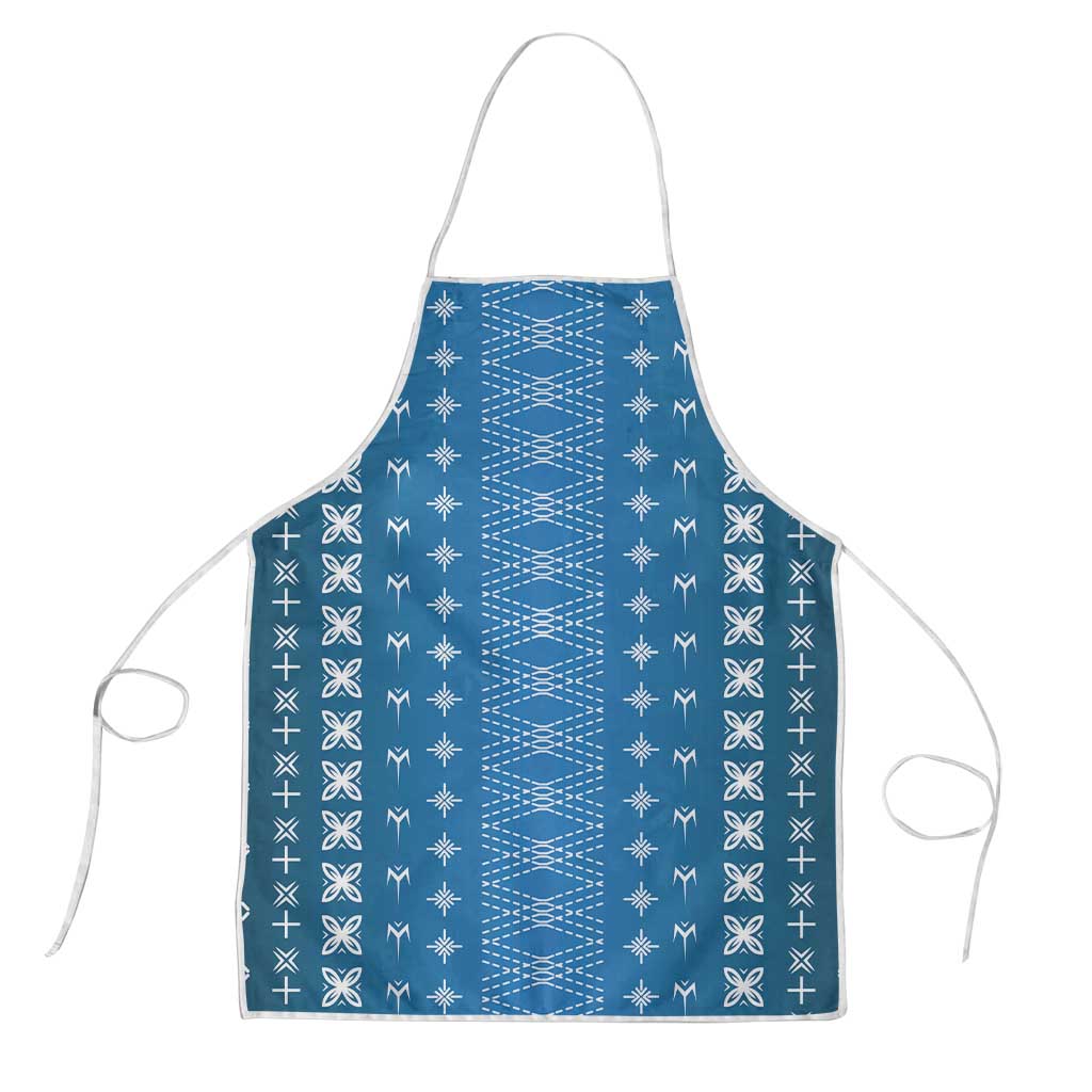 Blue Samoa Malu Tattoo Inspired Apron LT05 Blue - Polynesian Pride