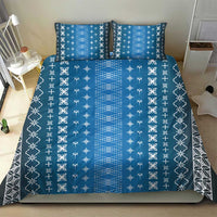 Blue Samoa Malu Tattoo Inspired Bedding Set - Polynesian Pride