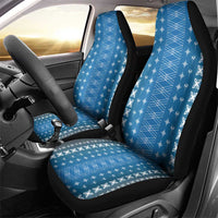 Blue Samoa Malu Tattoo Inspired Car Seat Cover LT05 - Polynesian Pride