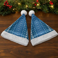 Blue Samoa Malu Tattoo Inspired Christmas Santa Hat LT05 - Polynesian Pride