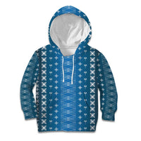 Blue Samoa Malu Tattoo Inspired Kid Hoodie - Polynesian Pride
