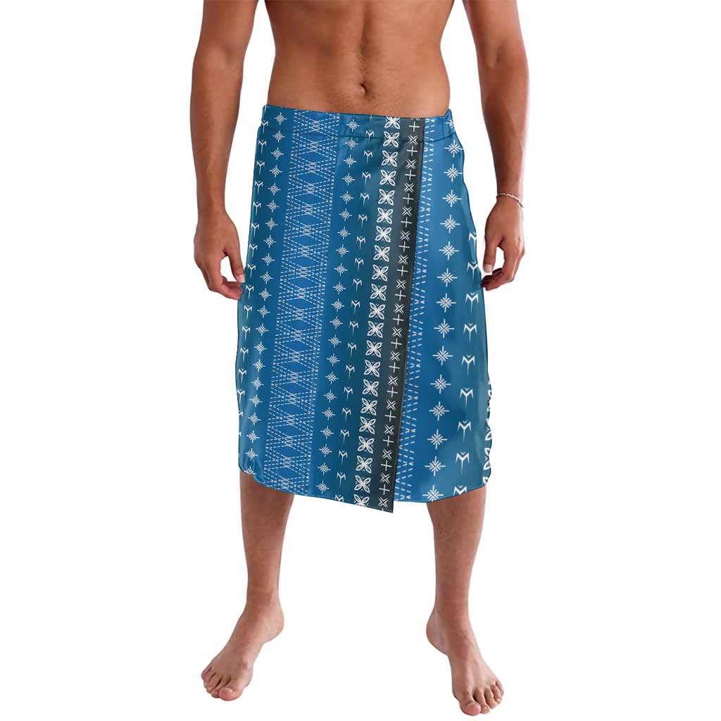 Blue Samoa Malu Tattoo Inspired Lavalava - Polynesian Pride