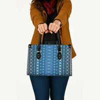 Blue Samoa Malu Tattoo Inspired Leather Bag LT05 - Polynesian Pride