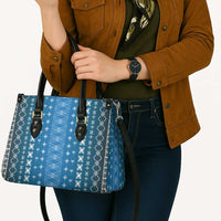 Blue Samoa Malu Tattoo Inspired Leather Bag LT05 - Polynesian Pride