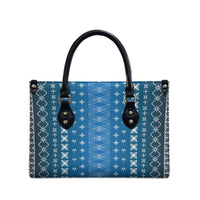 Blue Samoa Malu Tattoo Inspired Leather Bag LT05 - Polynesian Pride