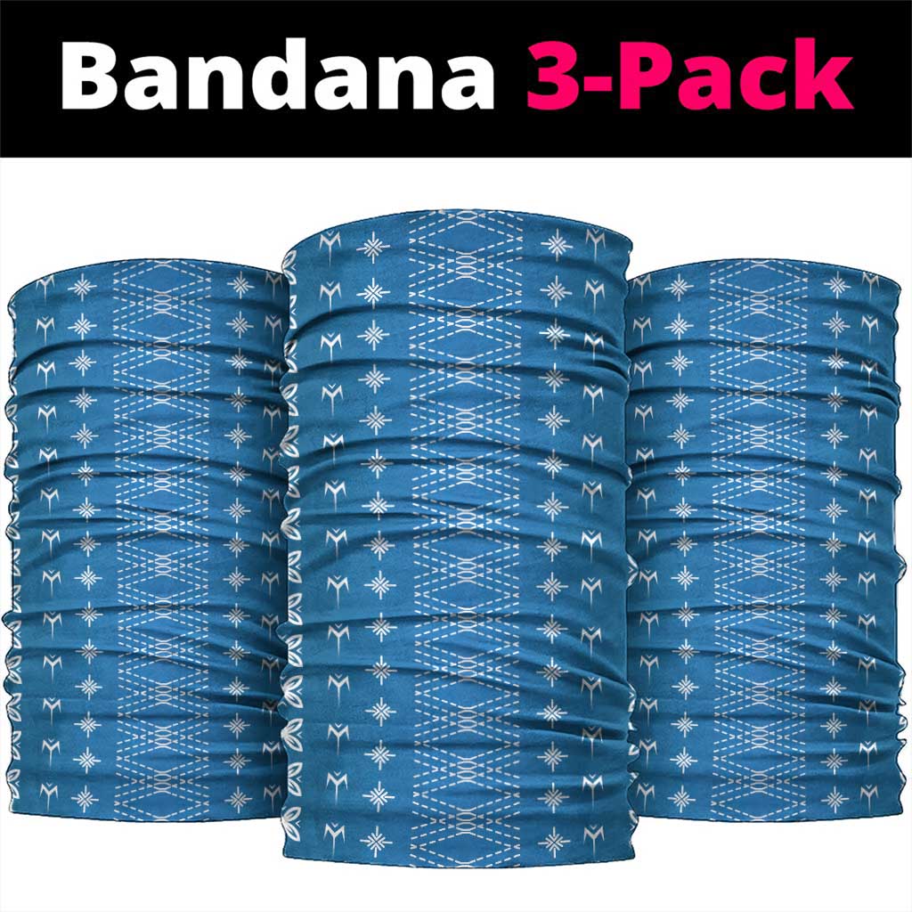 Blue Samoa Malu Tattoo Inspired Neck Gaiter - Polynesian Pride