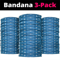 Blue Samoa Malu Tattoo Inspired Neck Gaiter - Polynesian Pride