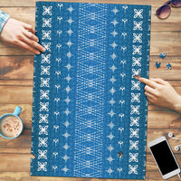 Blue Samoa Malu Tattoo Inspired Puzzle - Polynesian Pride