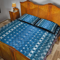 Blue Samoa Malu Tattoo Inspired Quilt Bed Set LT05 - Polynesian Pride