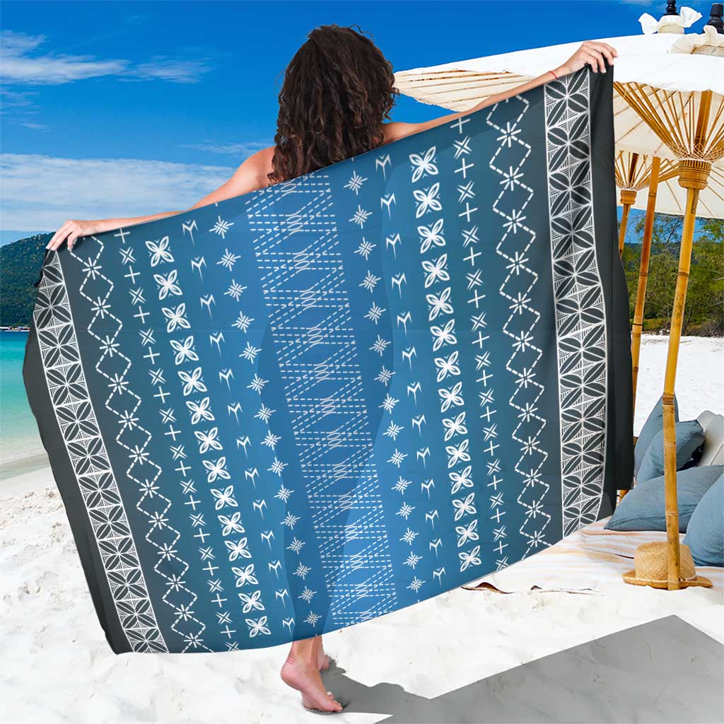 Blue Samoa Malu Tattoo Inspired Sarong - Polynesian Pride