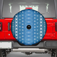 Blue Samoa Malu Tattoo Inspired Spare Tire Cover - Polynesian Pride