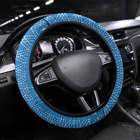 Blue Samoa Malu Tattoo Inspired Steering Wheel Cover - Polynesian Pride
