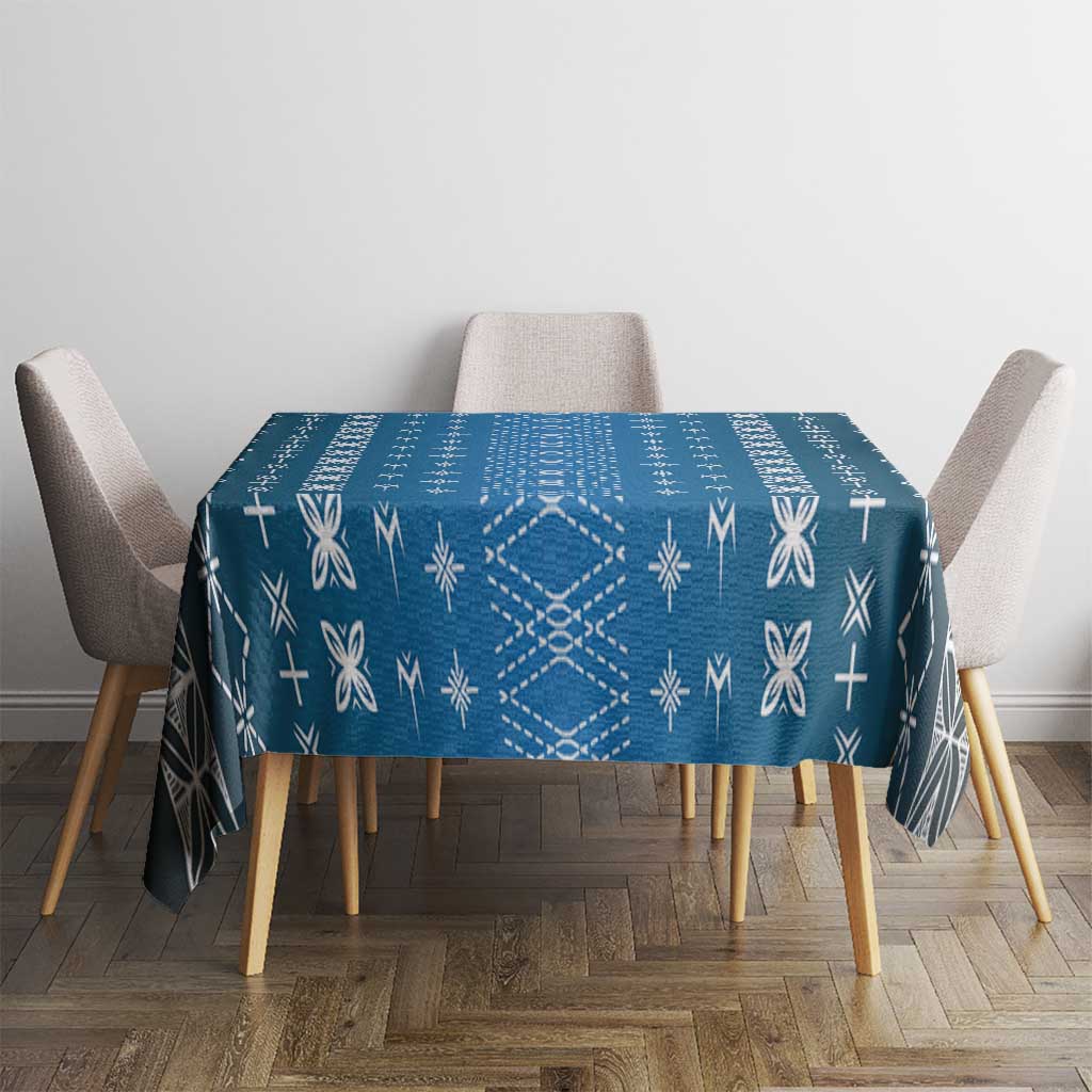 Blue Samoa Malu Tattoo Inspired Tablecloth - Polynesian Pride