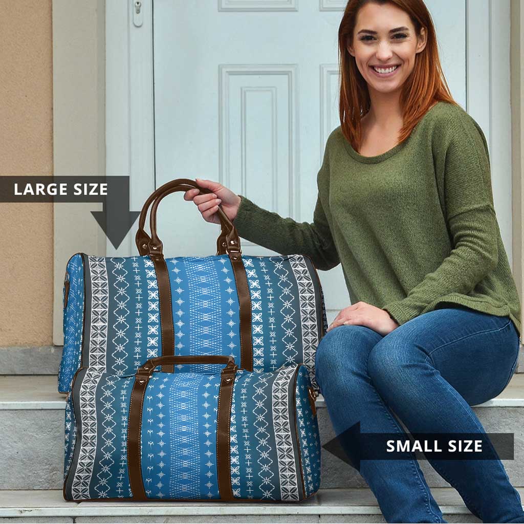 Blue Samoa Malu Tattoo Inspired Travel Bag LT05 - Polynesian Pride